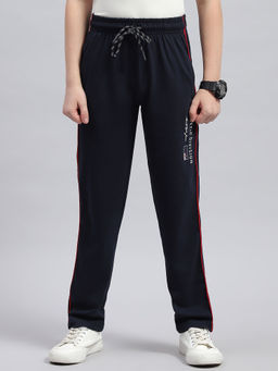 Monte Carlo - Boys Navy Blue Regular Fit Lower Trackpant