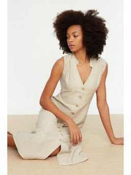 Trendyol - Women's Skinny Grey Knee Length Dresses