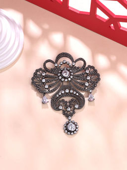 Cosa Nostraa - Grey Amaze Allure Brooch