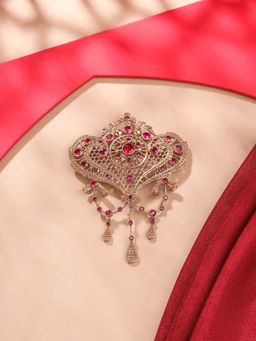 Cosa Nostraa - Gold Intricate Delight Brooch