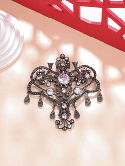 Cosa Nostraa - Grey Grace of Garden Brooch