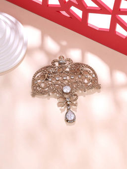 Cosa Nostraa - Gold Bow & Beauty Brooch
