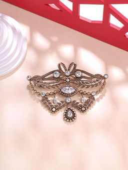 Cosa Nostraa - Gold Fleur Muse Brooch
