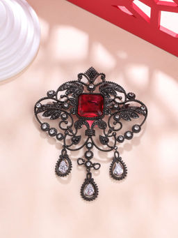 Cosa Nostraa - Grey Intricate Wonder Brooch