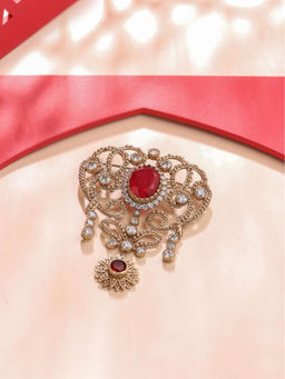 Cosa Nostraa - Gold Fab Flora Brooch