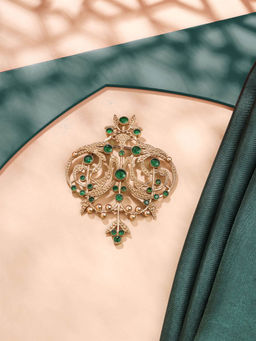 Cosa Nostraa - Gold Ornate Aura Brooch