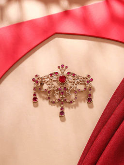 Cosa Nostraa - Gold Antique Marvel Brooch