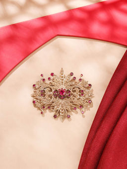 Cosa Nostraa - Gold Rustic Reflection Brooch