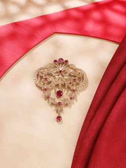 Cosa Nostraa - Gold Natural Novelty Brooch