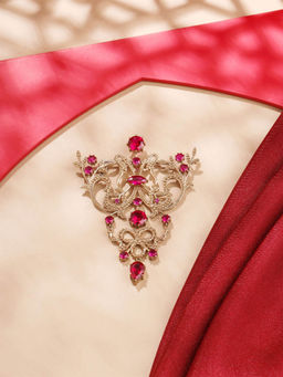 Cosa Nostraa - Gold Vintage Victorian Brooch