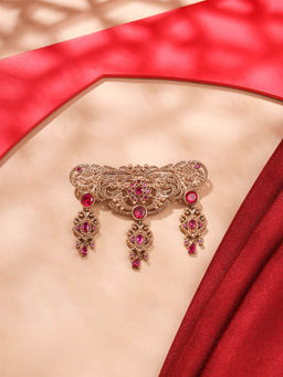 Cosa Nostraa - Gold Studded Symphony Brooch