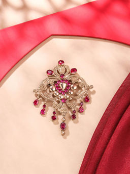 Cosa Nostraa - Gold Victorian Vogue Brooch