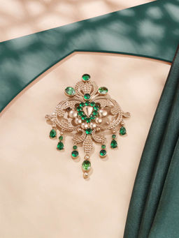 Cosa Nostraa - Gold Victorian Vogue Brooch