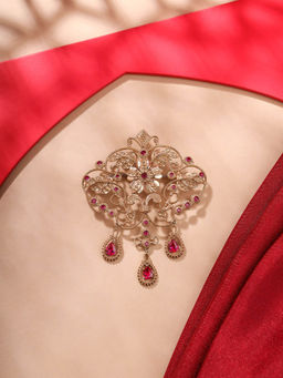 Cosa Nostraa - Gold Vintage Flora Brooch