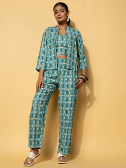 Libas - Womens Blue Printed Co-Ord