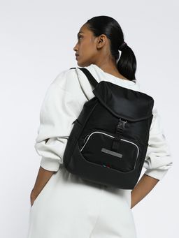 Puma - Womens Black Solid Backpack