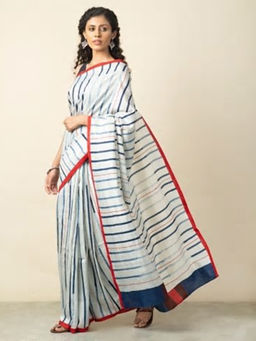 Fabindia - Silk Hand Block Print Sari