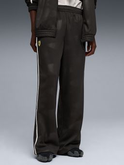 Puma - Scuderia Ferrari Men T7 Black Oversized Straight Track Pant