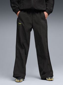 Puma - Aston Martin F1 Lifestyle Black Men Textured T7 Oversized Track Pant