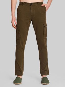 Bene Kleed - Men Mid Rise Solid Slim Fit Cargoss