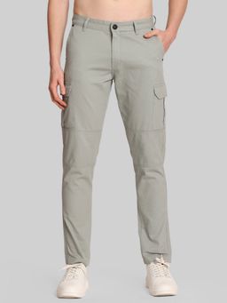 Bene Kleed - Men Mid Rise Solid Slim Fit Cargos