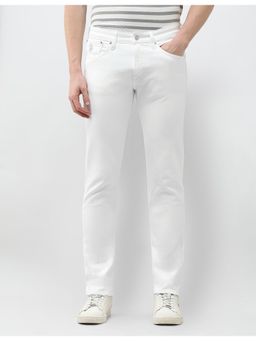 U.S. Polo Assn. Denim Co. - Men Brandon Slim Tapered Fit White Jeans