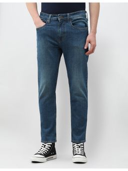 U.S. Polo Assn. Denim Co. - Men Cole Comfort Cropped Fit Blue Jeans