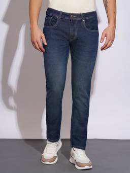 Being Human - Dark Blue Neon Slim Fit Jeans