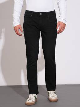 Being Human - Black Solid Slim Fit Jeans