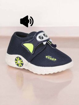 Lil Lollipop - Unisex Musical Chu Chu Shoes with Velcro Closing - Navy Blue