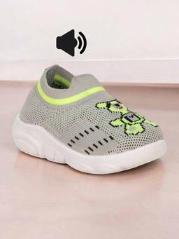 Lil Lollipop - Unisex Slip On Musical Chu Chu Shoes - Grey