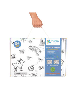 PepPlay - Doodle Placemats Set Animal Series