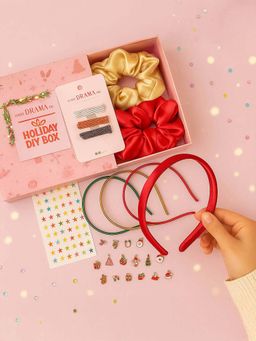 Hair Drama Co. - Christmas DIY Gift Box with Hair Accessories Sets