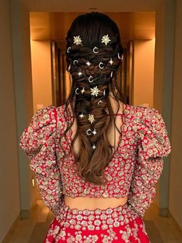 Hair Drama Co. - Celestia Crystal Gold Hair Pins Set