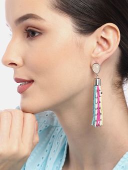 RICHEERA - Multi-Colour Contemporary Drop Earrings