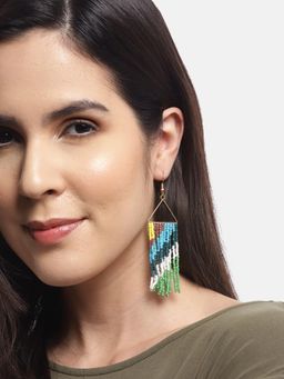 RICHEERA - Artificial Beads Contemporary Drop Earrings