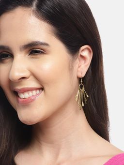 RICHEERA - Gold-Plated Contemporary Drop Earrings