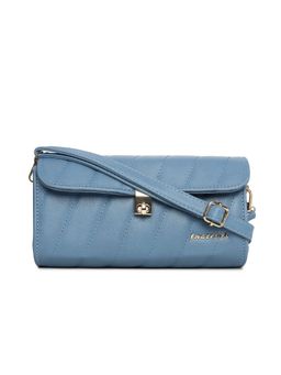 Fastrack - Steel Blue Quilted Crossbody Bag for Women