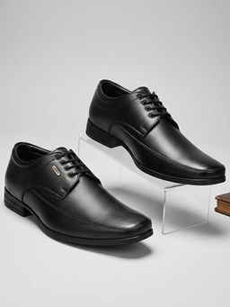 LIBERTY - Black Pu Pair Of Derbies