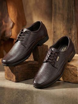 LIBERTY - Fortune HML-88E Formal Lacing Derby Shoes - Brown