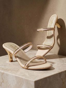 LIBERTY - Senorita STY-161E Casual HeeledSlippers - Cream