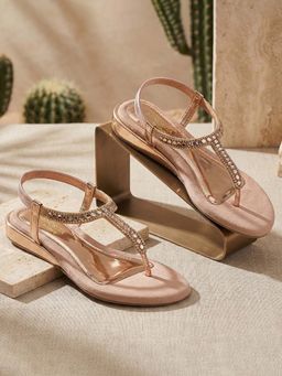 LIBERTY - Copper Pu Pair Of Sandals