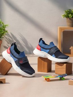 LIBERTY - Lucy & Luke TREND-K5K Sports Non Lacing Walking Shoes - Navy Blue