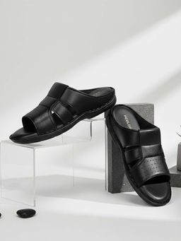 LIBERTY - Healers VAL-31E Casual Flat Sandal - Black