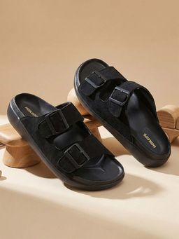 LIBERTY - Healers VAL-36E Casual Flat Sandal - Black