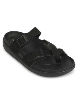 LIBERTY - Black Suede Pair Of Sandals