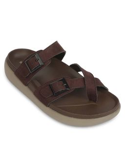 LIBERTY - Brown Suede Pair Of Sandals