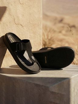 LIBERTY - Healers VAL-38E Casual Slip on Slippers - Black