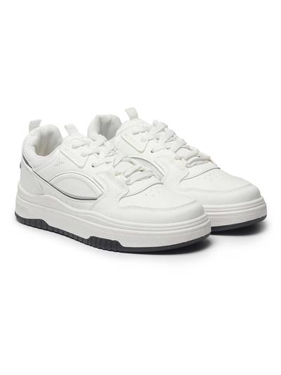 Grey Pu Pair Of Sneakers