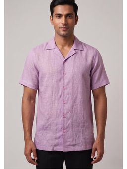HILO DESIGN - Lavender Linen Palin Shirt